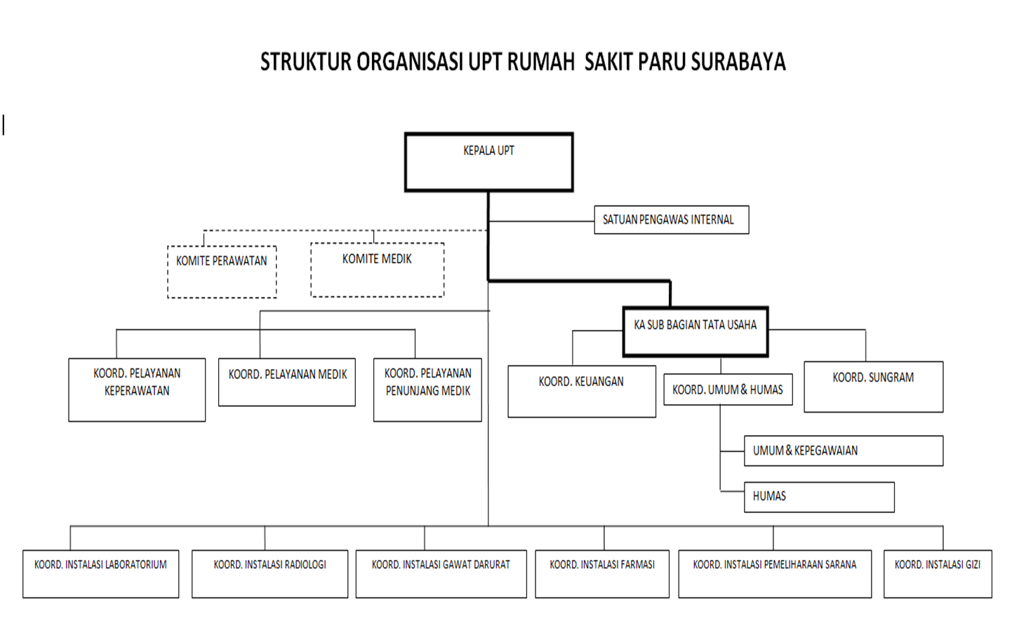 Gambar Struktur Organisasi Rumah Sakit Tipe D - Gambar Puasa